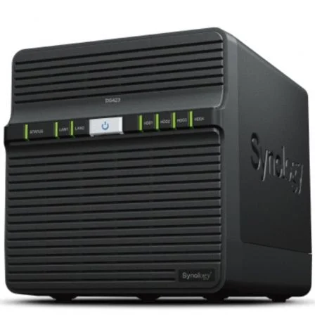 Synology DiskStation DS423 NAS de 4 bahías, Negro